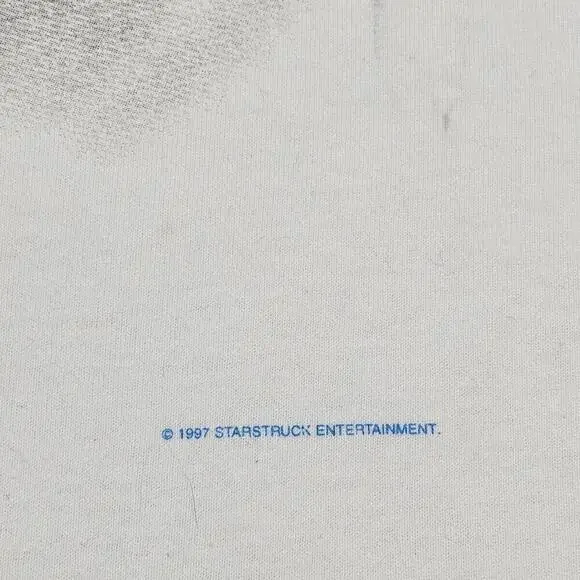 Vintage Reba Mcentire Tour Shirt White Graphic Tee 90s 1997 Large Made In USA - Picture 3 of 11